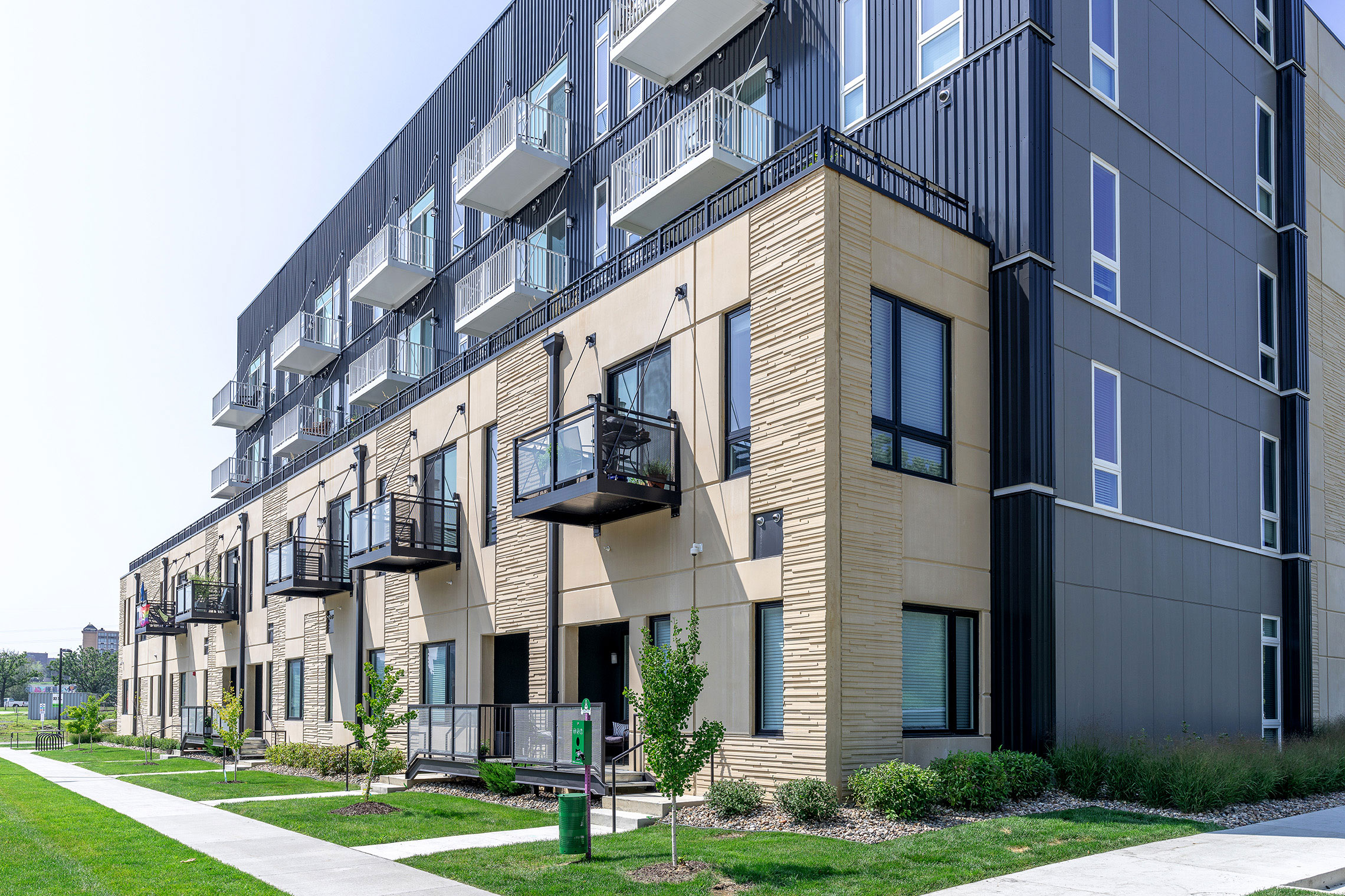 Level Apartments precast closeup