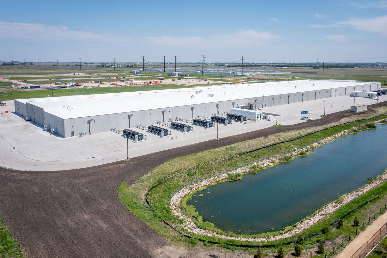 Project Morgan data center aerial view